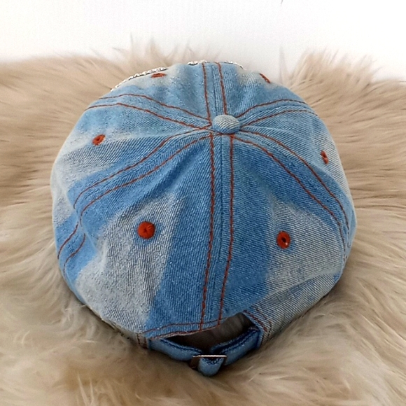VIP Bling 💎 Denim Baseball Cap - Picture 4 of 12